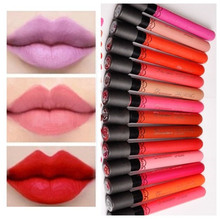 hot selling Long Lasting Waterproof Lip Liquid Lasting Elegant Smooth Lipsticks Batom Sexy Sweet girl Lip Lipstick Beauty