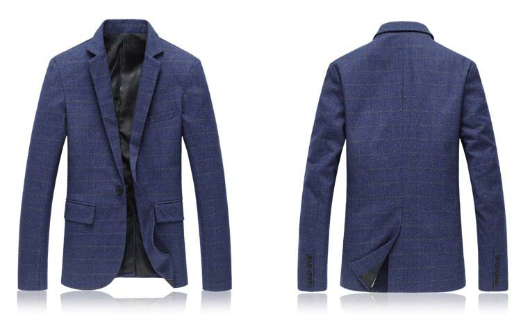 men dress blazer plaid 2015 new arrival top1