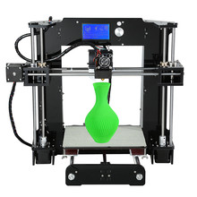 2016 Latest Cheap High Quality Full Acrylic Frame Anet A6 3D Printer Kit Reprap Prusa i3 DIY 16GB SD card & LCD&1 roll coil Gift
