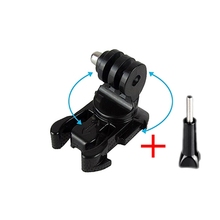 Go pro accessories 360 Degree Rotate J-Hook Buckle Base Vertical Surface Mount Adapter for GoPro Hero 4 3+ xiaomi yi GP203B
