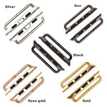 New Arrival Connection Gold Watch Band Adapter With Tool Stainless Steel For Apple Watch 42mm For