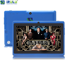 IRULU Brand Tablet PC 7″ Android 4.4.2 Quad Core Real 1024*600 HD 16GB Dual Camera 2.0MP Support 3G WIFI Highest Version NEW
