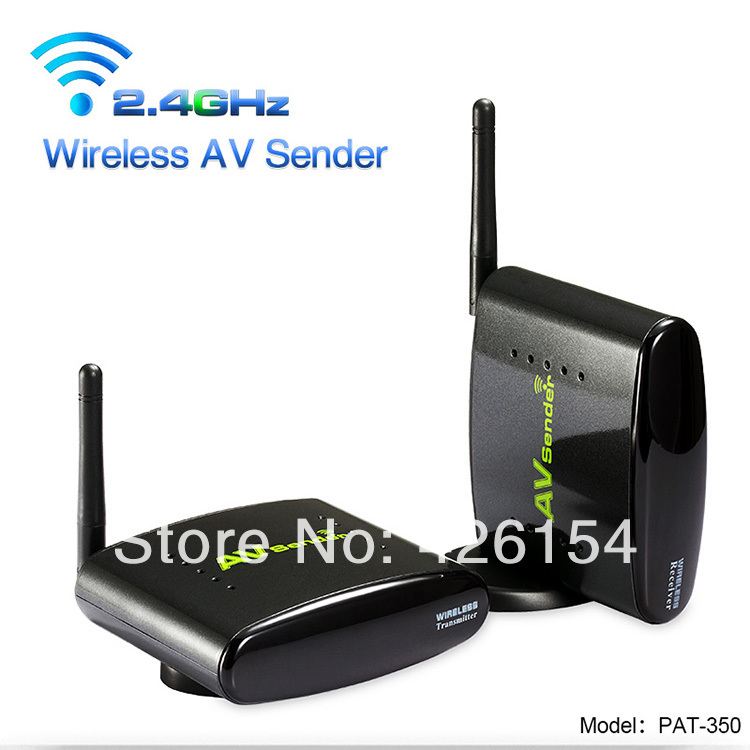250M 2.4G Wireless Transmitter and Receiver Security System Video AV Sender 4CH wireless