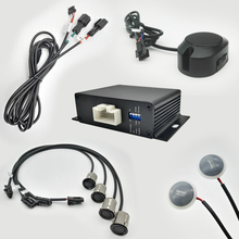 Car Blind Spot Parking System Rear Sensors 4 Parktronic Wire Electromagnetic Kit Speaker Sound BiBi 2 LED Indicators 3 Colors