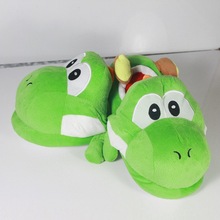 Super Mario Yoshi Plush Slipper Cartoon Winter Home Slippers Indoor Shoes Woman Pantuflas Aapatos Mujer