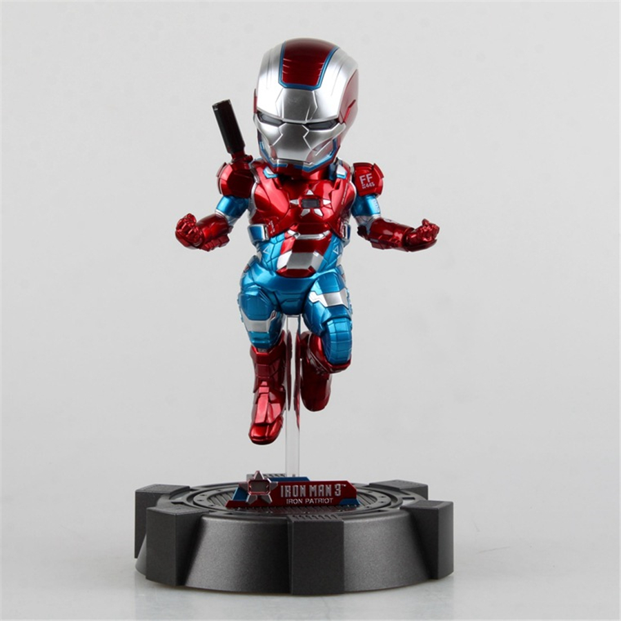 Marvel Anime Iron Man 3 Action Figure Superhero Flying Iron Man Patriot Tonny Mark 00 PVC Figure Kids Toy 23cm Chritmas Gift