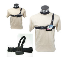 3 Points Adjustable Chest Belt Elastic Body Strap Mount Harness Chesty Strap for Gopro Hero3+/3/2/1 Action Camera Accessories