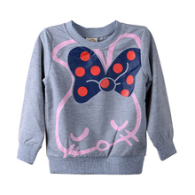 2015 NEW kids deer t shirt cartoon hoodies kids clothing Girl T Shirt Kids Children Long