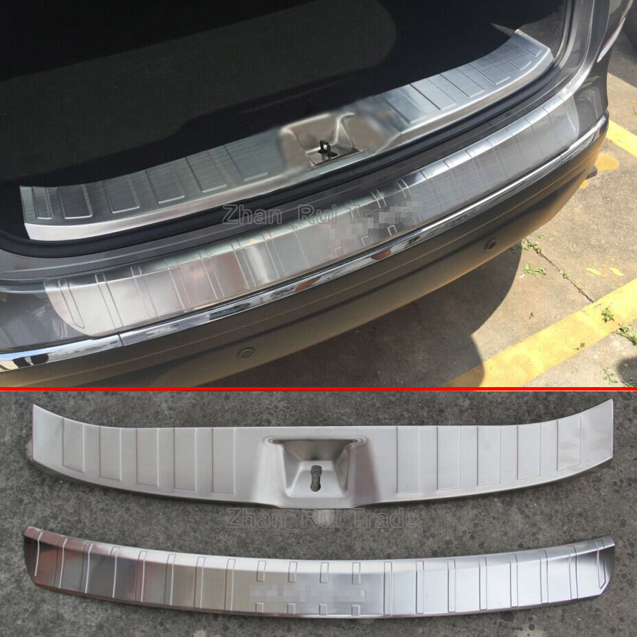 Nissan murano stainless steel bumper protector #8