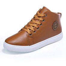 Hot Sales 2016 Men Fashion Pu Leather Shoes Summer Popular Outdoor Shoes For Men New Solid Color Classic Men Brand Shoes EM50