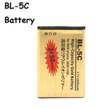 3.7V 2450mAh Replacement Li-ion BL-5C BL5C Battery For Nokia 1100 2118 2310 3100 3120 3650 6030 6086 6108 6205 6230 6320i 6550