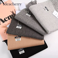 ideacherry Sales 2016 Female Male Best Quality Wool Cashmere Scarf Pashmina Tassels Women Men Wrap Fashion