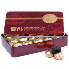 puer tea High Quality with Rich aroma Fresh Chinese tea 1Box 15pieces Compressed Pu er MiNi