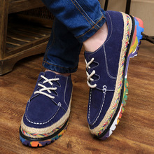 2014 New Arrival four season Canvas PU Shoes For Man Multicolor Casual Shoes For men comfortable