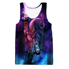Kid Buu Destruction Tank Tops Harajuku Tee Shirts Men Women Hipster 3d t shirt Dragon Ball Majin Buu Tank Top Tees