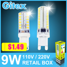 led G9 lamp AC 220V 3014 5W 6W 7W 10W 2835 LED Crystal Silicone Candle Replace 20W-50W halogen lamps,Christmas G9 lighting bulb