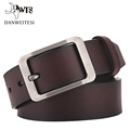 2016 belt men genuine leather luxury strap male belts for men pin buckle fancy vintage jeans