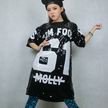 2015 Popular Unique Desigual Woman Clothing Fashion Elegant Special Occasion Green Short Sleeve Sequined Mini Dresses 61 Loose