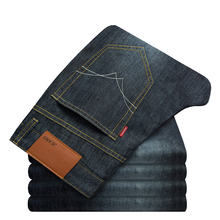Men Summer Fashion Jeans Causual Pants Lightweight Straight Full lengthJeans New Brand Plus size Mid waist Loose High Quality