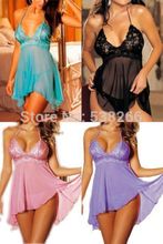 Hot Women’s Sexy Lingerie Lace Dress Underwear Babydoll Sleepwear G-string