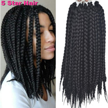 12” Box Braids Hair 80g/pack 3S Freetress Crochet Box Braid Synthetic Senegalese Twist Braiding Hair Extensions Free Shipping