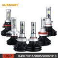 Auxmart H4 H7 H11 H13 9005 9006 50W 6000lm Car LED Headlight Kit 3000 6500 8000K