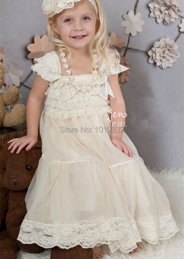 lace flower girl