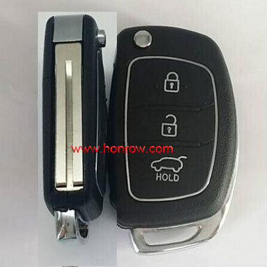 Free shipping -Plastic shell for Hyunda ix45 Santa Fe Remote Key Case Fob, 3 button remote key blank,fake car key