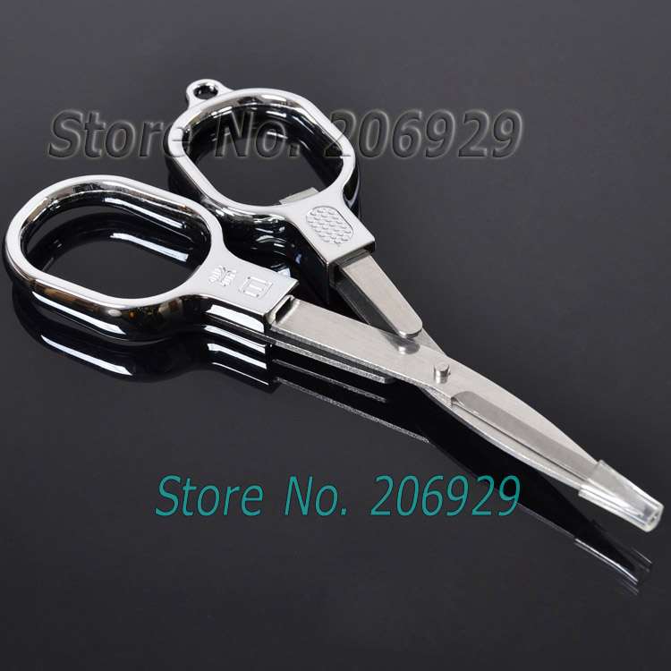 New Mini Folding Scissors Folding Shears Stainless Steel Portable