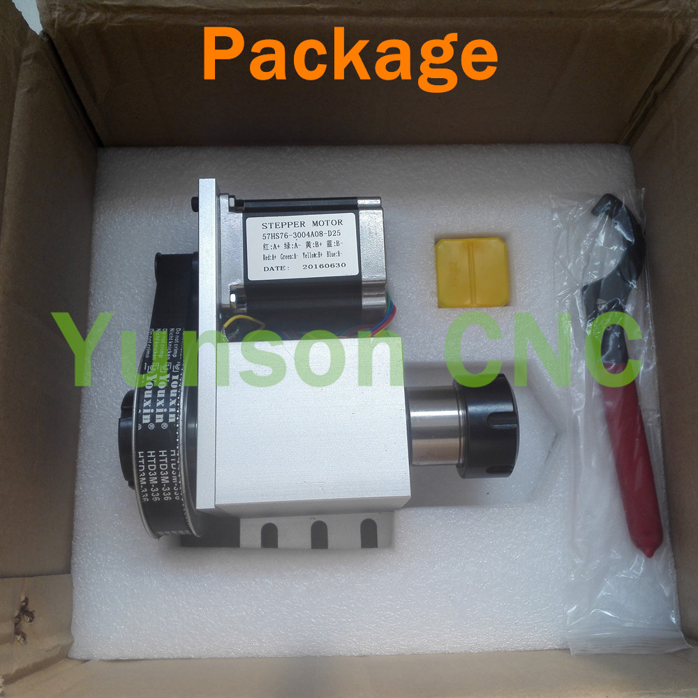 New CNC Rotary Axis 4th Axis Hollow Shaft ER32 Collet Chuck 3-20mm