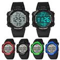 Perfect New Fashion Waterproof Men s Boy LCD Digital Stopwatch Date Rubber Sport Wrist Watch d5