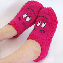 slippers women Home Slippper 2016 Cute Women Floor shoes new style cotton leopard print bow girls adult warm comfortable shoes