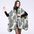 Spring And Autumn And Winter Imitation Of Cashmere Block Hit The Color Of Mixed Colors Wearable