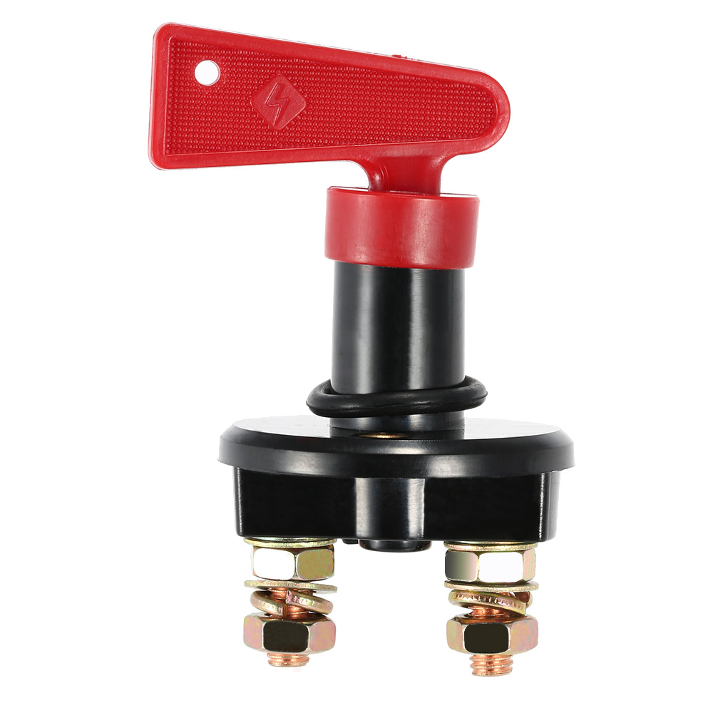 Car Truck Vehicle Battery Disconnect Cut Off Rotary Switch Brass 