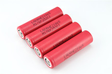 6PCS new 18650 ICR18650HE2 HE2 rate 2500mah li-ion rechargeable battery 30A discharge to LG for the e-cigarette free Shipping