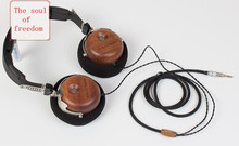 40MM Solid wood fever headset