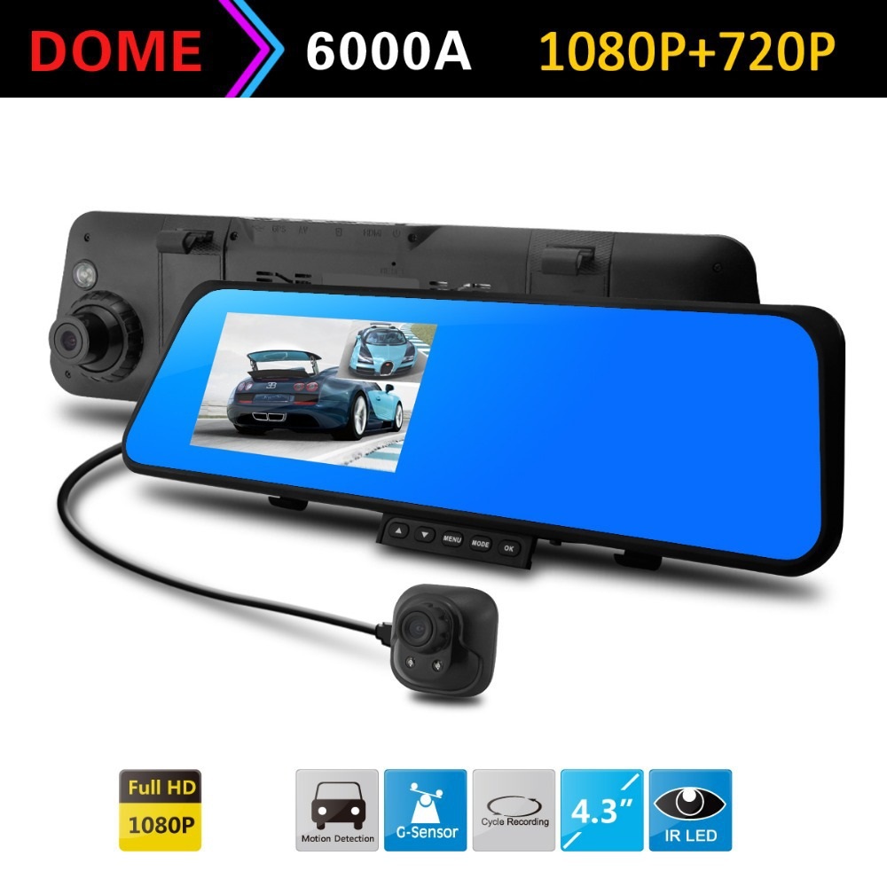 Dash Cam Car Dvr Camera Recorder 4.3\'tft Lcd Full ...