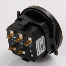 Free shipping RL BI002 Round LED Battery Indicator 12v 24v 36v 48v 72v RV S Golf