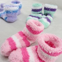 baby socks male and female half of cashmere thick warm towel to spread of children s