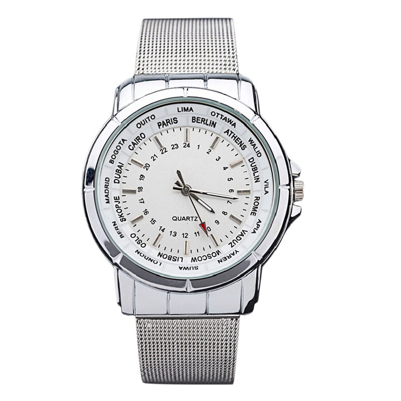 relogios masculinos 2015 Luxury Brand Watch Men Fashion Watch Quartz Business Casual Wristwatch Full Steel Men