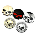 2015 Hot Sale 3D Metal Skull Car Sticker Auto Car Moto Motorcycle Sticker Car Styling