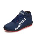 Autumn winter men warm shoes Leather Casual Boots Working man ankle boots Height Increasing rubber zip