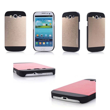 New Hybrid Metal Brushed Hard Slim Cell Case Cover For Samsung Galaxy S3 III i9300 Free shipping