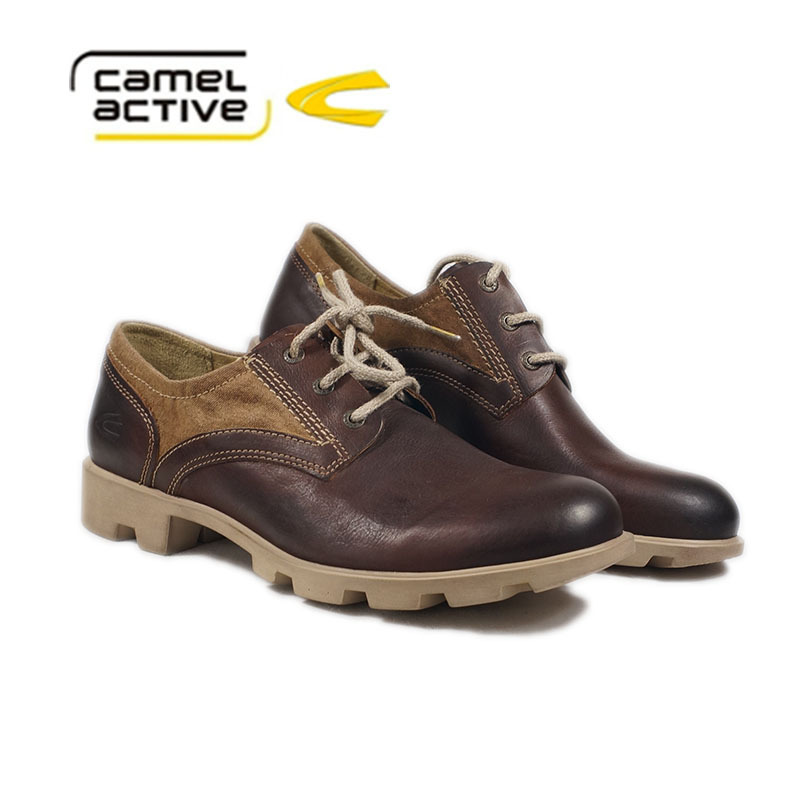 CAMEL ACTIVE Brand Leather Shoes Fashion Italian Men Shoes Genuine