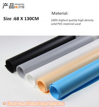 68 x 130cm white sky blue PVC Material background backdrop Anti-wrinkle for Photo Studio Photography Lighting foto Background