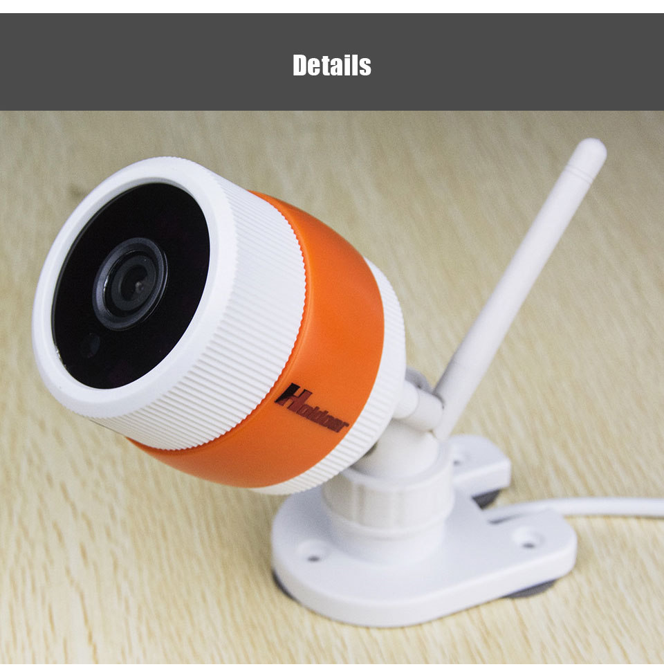 WIFI IP Camera HD 720P Wifi Waterproof Night Vision TF Card Slot CCTV Motion Detection Support 64G Micro SD MEDIAHOST.us