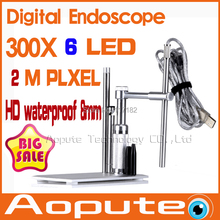 8 mm MINI microscopio del USB Aopute 300X microscopio Digital endoscopio con herramientas de inspección accesorios completo AZ300B envío gratis