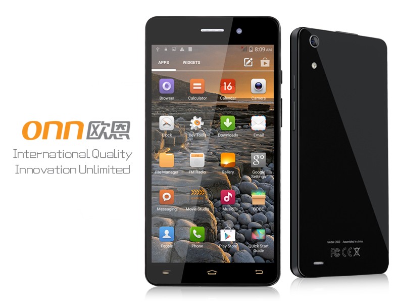 ONN 5.0 Inch Original " Smartphone MTK6582 Quad Core Android 4.4.2 1GB RAM 8GB ROM 1280*720 Dual SIM cards 3G GPS WIFI Alina