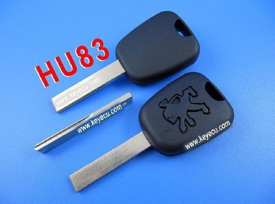 KEY Peugeot Key Shell 307 with groove