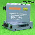 KELUSHI HT 1100S Optical Fiber Media Converter Fiber Transceiver Single Fiber Converter 25km SC 10 100M